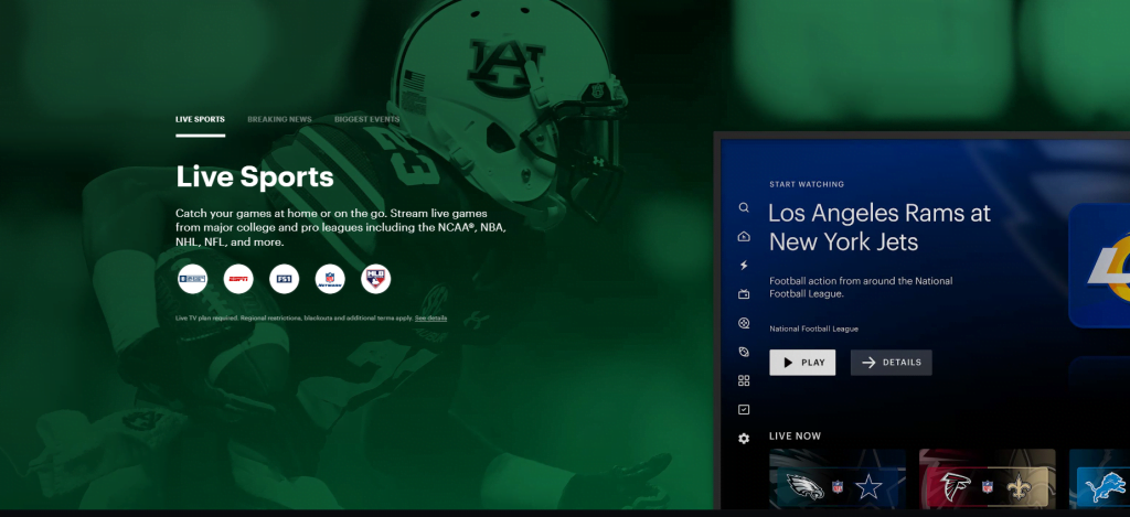 Super Bowl in Hulu